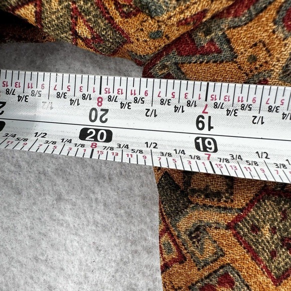 Ellen Tracy Blazer Jacket Womens 6 Aztec 100% Wool Tapestry BOHO Jacket Career - Picture 12 of 14